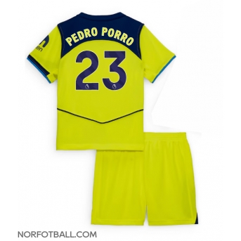 Billige Fotballdrakt Tottenham Hotspur Pedro Porro #23 Replika Tredjedraktsett Barn 2025-26 Kortermet (med bukser)